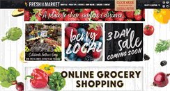 Desktop Screenshot of freshstmarket.com